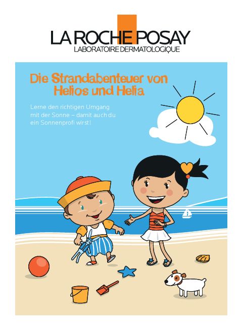 Kinderbroschüre La Roche-Posay, L'Oréal