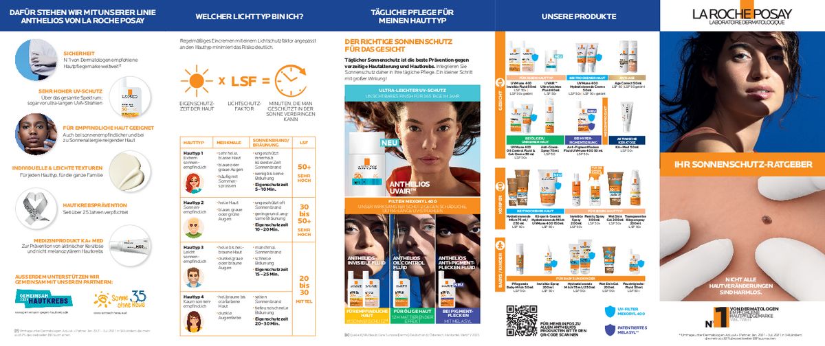 Sonnenschutz-Ratgeber La Roche-Posay, L'Oréal